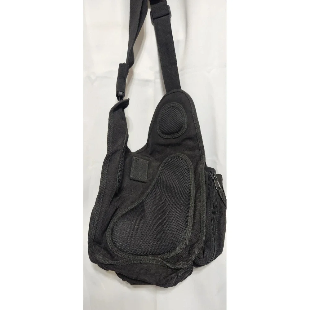 5.11 Tactical Push pack Bag Black Nylon Messenger Sling Shoulder Bag 56180